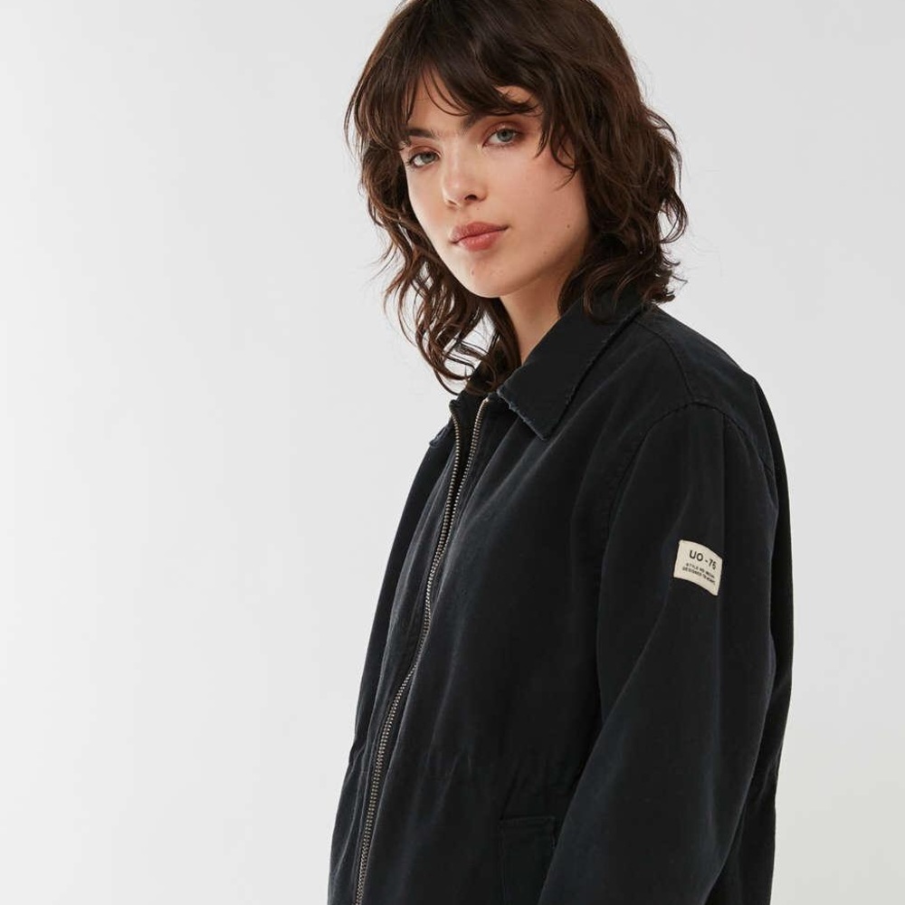 BDG Canvas Zip Front Jacket urban outfitters